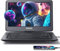 Lecteur DVD portable de 18 pouces avec grand écran HD de 15,6, batterie rechargeable de 5 heures, prise en charge de l'entrée HDMI, synchronisation TV/téléphone, 1600 x 900, carte TF USB