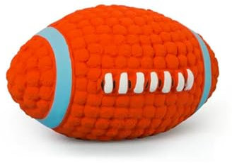 Loufy Hundespielzeugbälle für Welpen, quietschend, zur Reinigung von Zähnen, Fußball, Tennis, interessant für Hunde A