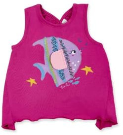 Tuc Tuc Camiseta sin Mangas de bebé niña en Lila con Estampado