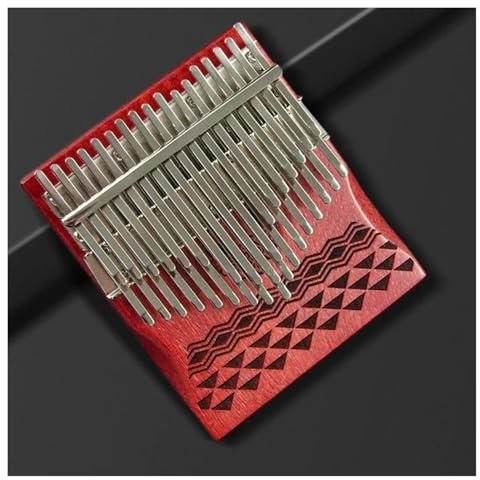 Finger Piano Kalimba Professionelles Kalimba-Daumenklavier Mit 34 Tönen, Mahagoni-Massivholz-Fingerklavierinstrument Mit Lernbuch Für Anfänger(34 River)