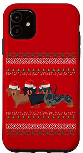 Dackel Weihnachten Hülle für iPhone 11