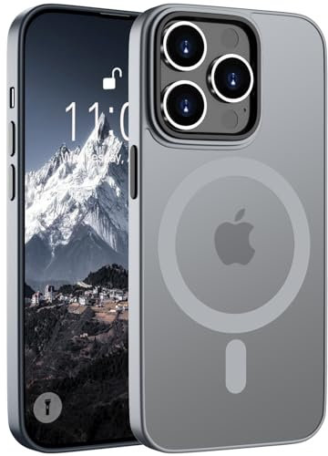 ORDA Magnetic Case for iPhone 11 Pro Case Compatible with MagSafe for iphone 11 Pro phone case Translucent Matte Back Slim Shockproof Phone Cover phone case for iphone 11 Pro 5.8-Inch Gray