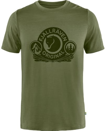 Fjällräven Herren Abisko Wool Classic SS T-Shirt, Laurel Green, XXL