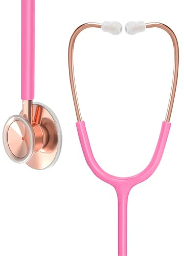 Clairre Rose Gold Stethoscope, Gift for Nurses, Doctors & Medical Students