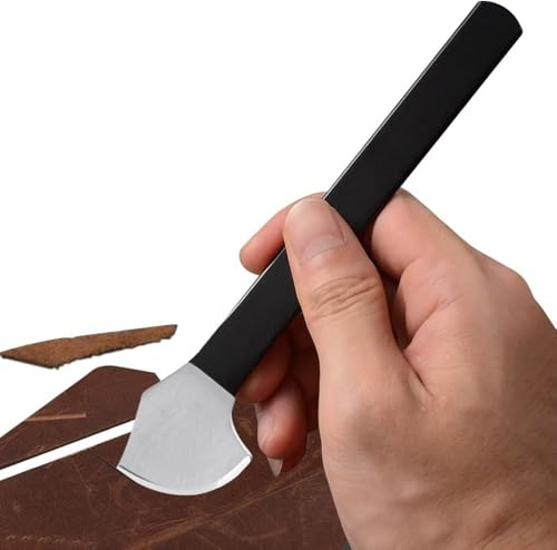 LetCart Leder Schneidemesser, Stahl Schärfmesser for Leder