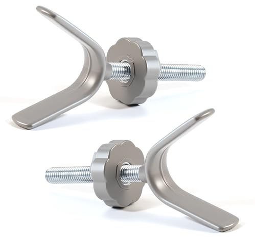 2 Pack Baby Gate Stairs Banister Adapter-Y Threaded Spindle Rods for Pressure Mounted for Baby, Dog Pressure Mounted Safety Gates 12.5cm