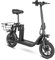 SAMEBIKE Electric Scooter for Adults, 12 Portable E-Scooter with LCD Display, 25KM/H & 25KM Range, 6H Fast Charge, Front/Rear Disc Brakes, 150KG Capacity, 20KG Lightweight IP54 Waterproof (Black)