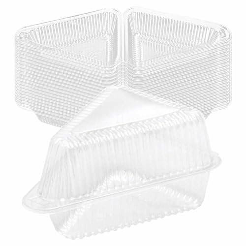 BE-TOOL 100 cajas de plástico transparente para pasteles, 12 cm, para bocadillos, queso, ensalada, pasteles, postres caseros