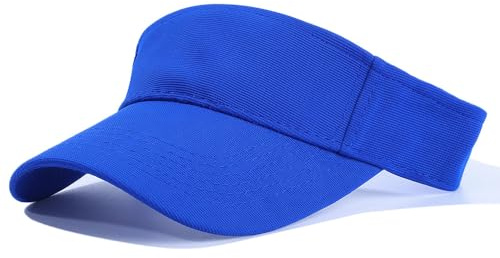 Tiakay Sun Visor Cap, Unisex Breathable Empty Top Ponytail Baseball Cap Adjustable Quick-Dry Sports Hat for Golf, Tennis, Running & Cycling