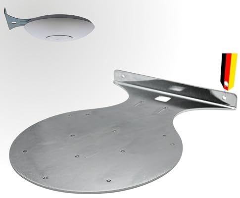Wandhalterung für Ubiquiti UniFi U7 & U6, Stahl, 90 Grad Winkel, Wandmontage, Made in Germany, Stahl, Kompatibel mit Pro/Enterprise/LR/Lite