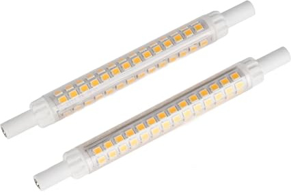 Marhynchus R7S Bulb 98LED Double Ended Light Bulb 118mm Dimmable Flood Light Source with 360 Degree Heat Dissipation for Miner Lamp Chandeliers Ceiling Lamps (100-130V)
