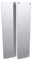 Door Push Finger Plate Protector Acrylic Panel with Screw Holes (300x75mm, Mirror)