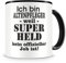 Samunshi® Altenpfleger Tasse mit Spruch Geschenk für Altenpfleger Mann Frau Kaffeetasse groß Lustige Tassen zum Geburtstag schwarz 300ml