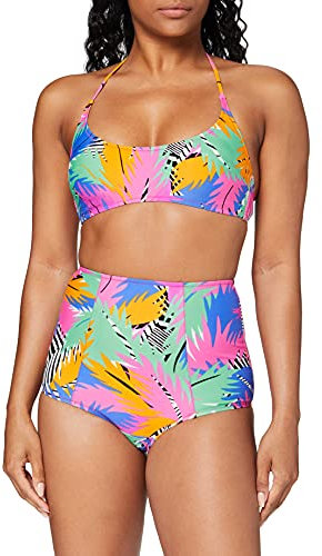 Pistol Panties Scarlet Conjuntos de Bikini, Verde (Acid Lime Green 040), A (Talla del Fabricante: UK 10) para Mujer