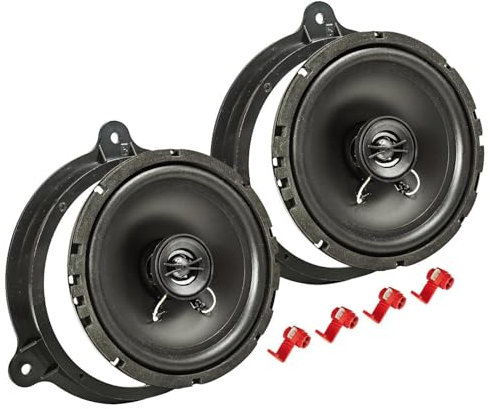 tomzz Audio 4051-002 TA16.5-Pro Lautsprecher Einbau-Set kompatibel mit Smart ForTwo 453 ab 2014 165mm Koaxial System