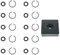 STARK GmbH Schlagschrauber 3/8 Zoll O-Ring Reparaturset - 10 Sets mit Montage Werkzeug
