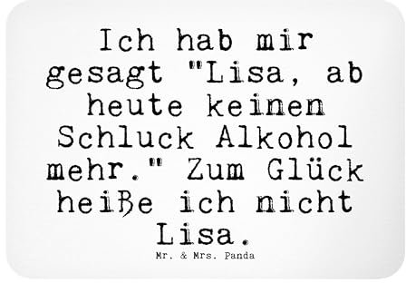 Mr. & Mrs. Panda Magnet Ich hab Mir gesagt... - Geschenk, Beste Freundin, Sprüche, Spruch Sprüche Weisheiten Zitate Lustig Weisheit Worte, Spruch