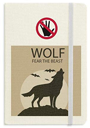 Wolf Ghost Fear Halloween Kürbis Secret Notebook Classic Journal Tagebuch A5
