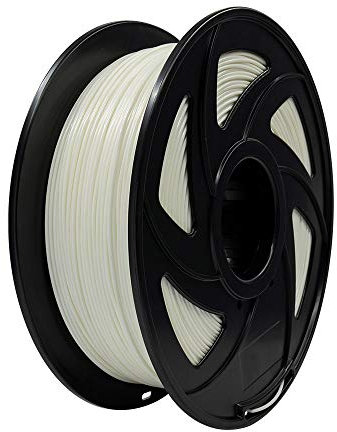 VOXELAB PLA Pro Filament 1.75mm, Hochwertiges 3D Drucker Filament PLA Pro, Gute Haftung für 3D Druck, Ordentliche Spule, Präzise Maßgenauigkeit +/- 0.02 mm, 1kg (2.2lbs) (PLA Pro White)