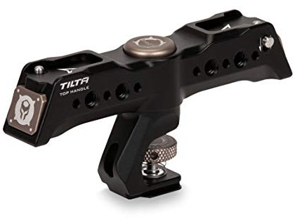 (Black) TILTA TA-T08-TH2-B/TA-QRTH5-B Tiltaing Rotatable Top Handle für TILTA RED Komodo A7S III Full Cage Käfig