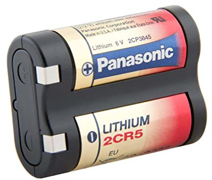 Panasonic 2CR5 Lithium-Batterie, 6 V, Blisterpackung, 1 x 3 Stück