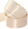 Double Sided Faced Satin Ribbon Size 38mm x 10 Meters, (Cream) Perfect for Gifts Wrap Sew Party, Decorations Events Dress Wedding Christmas Crafts, Bows Car, DIY, Bouquets, Cake More