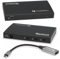 Plugable Thunderbolt 4 Hub | 60W Laptop Charging | 3x Thunderbolt 4 Ports | Dual 4K/Single 8K Displays | USB4 Compatibility - TBT4-HUB3C
