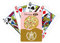 Wurstpilz Pizza Italien Foods Royal Flush Poker Spielkartenspiel