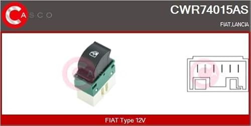 Casco CWR74015AS Schalter Glasheber Fca