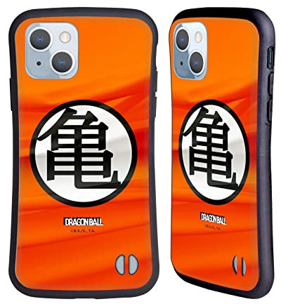 Head Case Designs Officially Licensed Dragon Ball Kame Symbol Iconic Hybrid Case Compatible With Apple iPhone 14