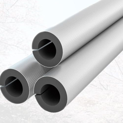 Außenbereich Rohrisolierung Aluminiumfolien Isolierschlauch 48mm 60mm 76mm 89mm 110mm Selbstklebende Isolierung Baumwolle ( Color : ID76mmxT30mmxL0.95m )