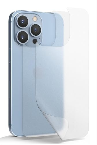 GIOPUEY Rückseite Folie Kompatibel mit iPhone 12 Pro, Hochwertige Materialien TPU Matte Textur iPhone 12 Pro Rückseite Schutzfolie - Translucent [2 Stück]