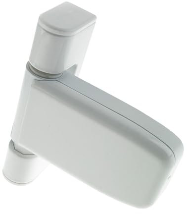 Paddock NEON 3D UPVC Door Flag Hinge for UPVC Doors White Finish