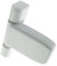 Paddock NEON 3D UPVC Door Flag Hinge for UPVC Doors White Finish