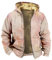 KONG JIMFAN Winter Jacket Men Watjacke Arbeitshemden Herren Herren Jacke Sweatjacken Windjacke Herren Leicht Herren Winterjacke Strickjacke Herren Wolle Hemdengröße Double Face Jacke(Pink,3XL)