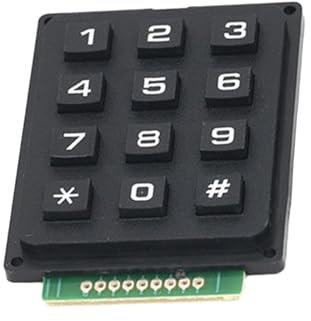 perfk Matrix, Matrix Folientastatur, Tastaturmodul, Array Switch, Langlebige Matrix Im Telefonstil, 12 Schlüssel 4x3