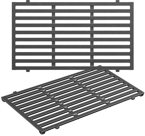 7637 44,2CM Grilles de Cuisson pour Weber Spirit I & II 200,Spirit E-210, E-220, S-210, S-220(avec Commande Avant),Pièces de Rechange Grille Cuisso en Fonte Barbecue au gaz pour Weber 7637