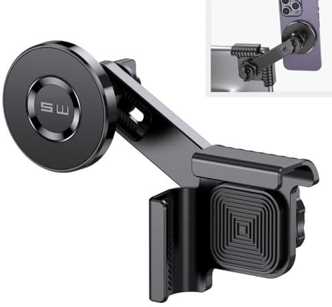 LONGSHUNXING Magnetic Phone Holder for Tesla, Phone Mount compatible with MagSafe Car Mount, Tesla Model 3/ Y/S/X,iphone 15 14 13 12 & Magsafe Case
