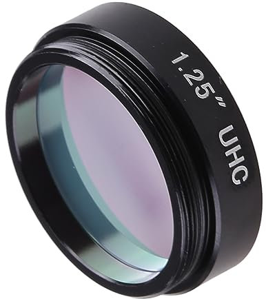Filter 1,25 Zoll UHC Filter Astrofotografie zur Verbesserung des Kontrasts reduziert Lichtverschmutzung UHC-Filter 1,25 UHC-Filter