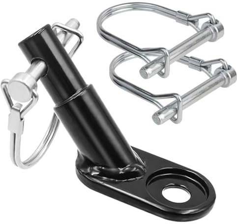 Fahrradanhänger Kupplung, Fahrrad Anhängerkupplung Anhängerkupplung Fahrrad Kupplung Fahrradanhänger Hohe Fahrstabilität, für Kinderanhänger Fahrradanhänger Hundeanhänger (mit 2 Sicherungsstift)