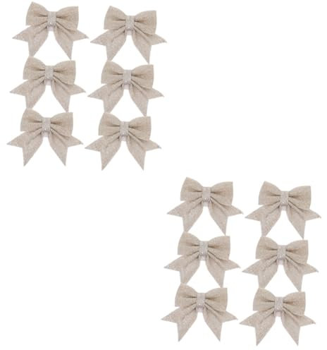 RORPOIR 2sets Bogen Weihnachtsbaum Ornamente Weihnachten Baum Dekorationen Bögen Weihnachten Baum Für Home 6 Stücke * 2