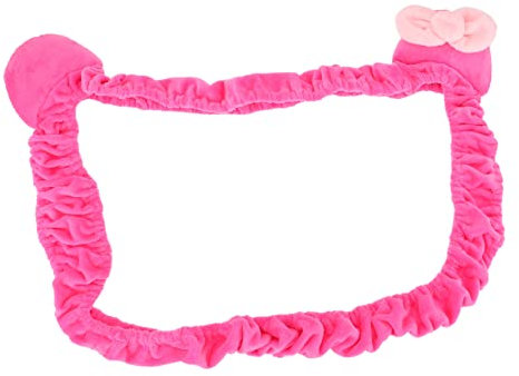 jojofuny Adorable Cat Ear Design Pink Monitor Cover Elastic Fit for 20-32 Inches Computer Accessory