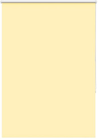vidaXL Verdunkelungsrollo Gelb 95x130 cm Stoffbreite 90,7 cm Polyester, Rollo, Klemmfix, Thermorollo, Verdunklungsrollo, Klemmrollo, Fensterrollo