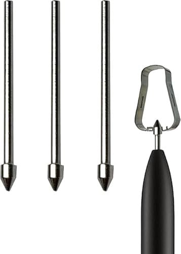3 Pièces Galaxy Tab S Pen Métal Pointes/Plumes Remplacement pour Samsung Galaxy Tab S10/S10 Ultra/S9/S9FE/S9 Ultra/S8/S8/S8 Ultra/S7/S7 FE/S6/S6 Lite S Pen Remplacement Pointes/Plumes avec Outils