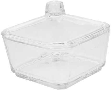 MAGICLULU Cute Sugar Bowls Lid Glass Container Sugar Dispenser Freshness Seal Easy to Clean and Refill