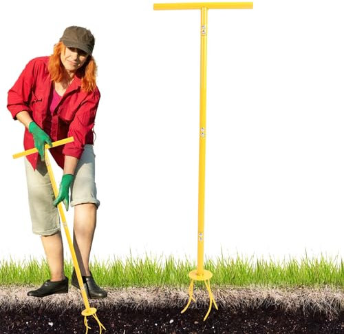 Griffe de jardin cultivateur - griffe Twist Tiller Garden |Garden Twist Tiller Manual - Garden Twist Cultivator | Twist Tiller Manual Cultivator | Cultivateurs pour le jardinage - Jardin stac
