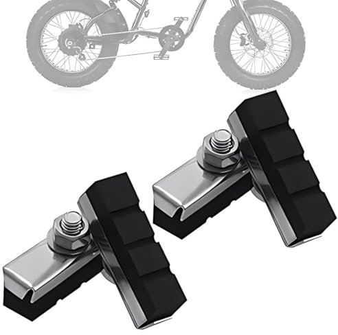 JUGUTA 4 Piezas Pastillas De Freno Zapatas Goma Tipo 10X 40Mm De Bicicleta Carretera Montaña Clásica