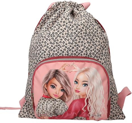 Depesche 13645 TOPModel Leoheart Sporttasche, Rosa und Rot