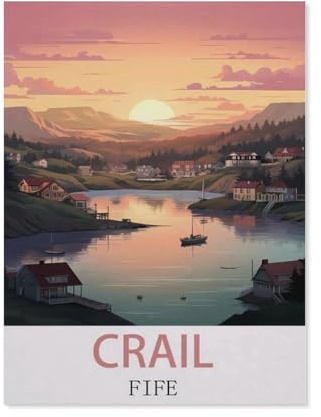 1000 Stück Puzzle，Crail Fife，Erwachsene Papier Puzzles, Kinder Entdecken Sie Kreativität Wandkunst Dekor Spielzeug（38x26cm）-HB74