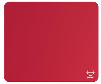 Pulsar Gaming Gears Saturn Pro Soft Tappetino Gaming, XL, Radiant Ruby | Precise Control Surface, Stable Glide, Frenata bilanciata, Smooth Tracking, Stable Aim, Controlled Response
